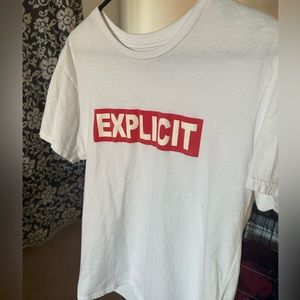 Forever 21 Men’s “Explicit” T-Shirt